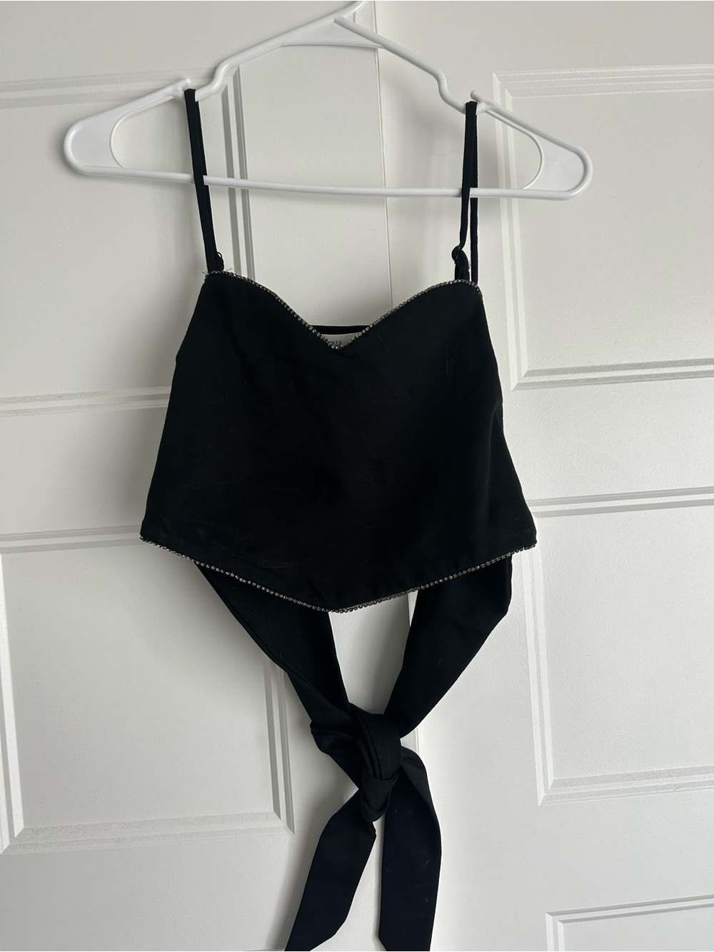 Altar'd State Black Tie-Back Camisole Top